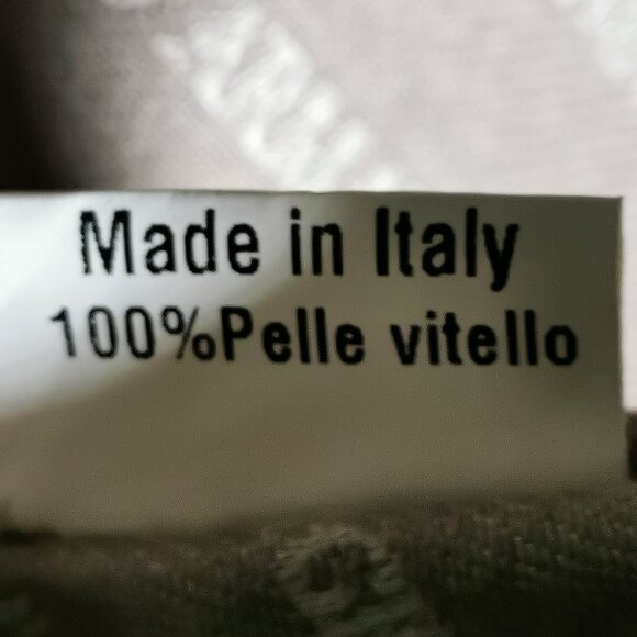 Olive/Cream/Silver Stingray Calfskin Satchel EUC #266 - Picture 14 of 15